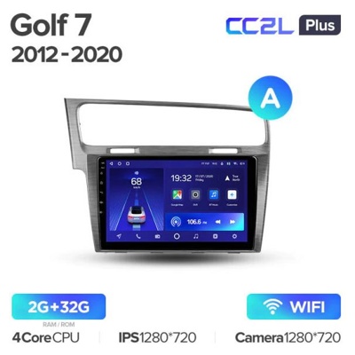 Штатная автомагнитола на Android TEYES CC2L Plus для Volkswagen Golf 7 2012-2020 (Версия A) 2/32gb