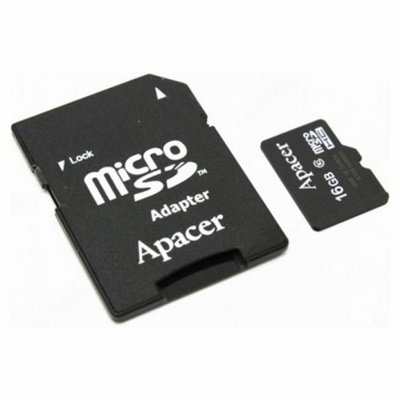 Карта памяти APACER MICRO SDHC 16GB