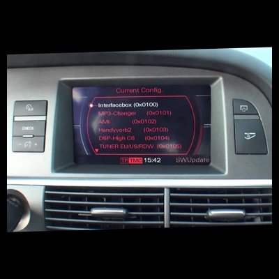 Мультимедийный интерфейс GAZER VI700A-MMI/2G для Audi с установленной системой MMI 2G