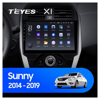 Штатная автомагнитола на Android TEYES X1 для Nissan Sunny 2014-2019 (Версия F1) 2/32gb- фото3