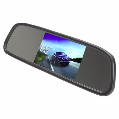Автомобильное зеркало заднего вида с 4.3” экраном