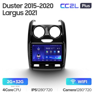 Штатная автомагнитола на Android TEYES CC2L Plus для Renault Duster 2015-2020 2/32gb