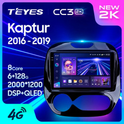 Штатная автомагнитола на Android TEYES CC3 2K для Renault Kaptur 2016-2019 (Версия F1) 3/32gb- фото2