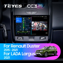 Штатная автомагнитола на Android TEYES CC3 2K для Renault Duster 2015-2021 3/32gb- фото3