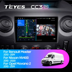 Штатная автомагнитола на Android TEYES CC3 2K для Nissan NV400 2010-2020 (Версия F2) 3/32gb- фото3