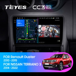 Штатная автомагнитола на Android TEYES CC3 2K для Nissan Terrano 3 2014-2022 3/32gb- фото3