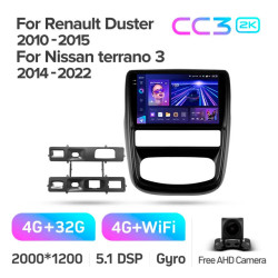 Штатная автомагнитола на Android TEYES CC3 2K для Nissan Terrano 3 2014-2022 3/32gb- фото