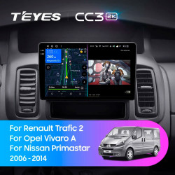 Штатная автомагнитола на Android TEYES CC3 2K для Nissan Primastar 2006-2014 (Версия C) 3/32gb- фото3