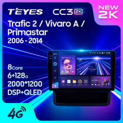 Штатная автомагнитола на Android TEYES CC3 2K для Nissan Primastar 2006-2014 (Версия C) 3/32gb- фото2