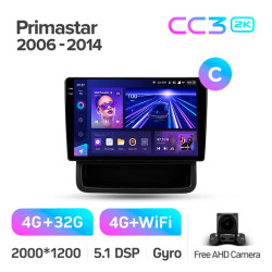 Штатная автомагнитола на Android TEYES CC3 2K для Nissan Primastar 2006-2014 (Версия C) 3/32gb- фото