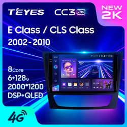 Штатная автомагнитола на Android TEYES CC3 2K для Mercedes-Benz E Class S211 W211 2002-2009, CLS Class C219 2004-2010 3/32gb- фото2