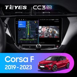 Штатная автомагнитола на Android TEYES CC3 2K для Opel Corsa F 2019-2023 3/32gb- фото3