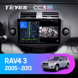 Штатная автомагнитола на Android TEYES CC3 2K для Toyota RAV4 3 XA30 2005-2013 3/32gb- фото3