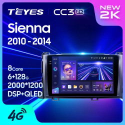Штатная автомагнитола на Android TEYES CC3 2K для Toyota Sienna 3 XL30 2010-2014 3/32gb- фото2