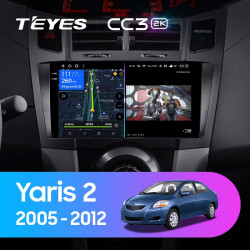 Штатная автомагнитола на Android TEYES CC3 2K для Toyota Yaris 2 XP90 2005-2012 3/32gb- фото3