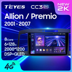 Штатная автомагнитола на Android TEYES CC3 2K для Toyota Allion Premio T240 2001-2007 3/32gb- фото2