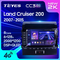 Штатная автомагнитола на Android TEYES CC3 2K для Toyota Land Cruiser 11 200 2007-2015 (Версия A) 3/32gb- фото2