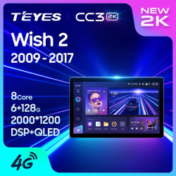 Штатная автомагнитола на Android TEYES CC3 2K для Toyota Wish 2 II XE20 2009-2017 3/32gb- фото2