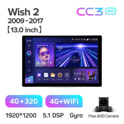 Штатная автомагнитола на Android TEYES CC3 2K для Toyota Wish 2 II XE20 2009-2017 3/32gb- фото