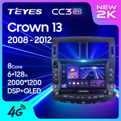 Штатная автомагнитола на Android TEYES CC3 2K для Toyota Crown 13 S200 2008-2012 (Версия B) 3/32gb- фото2