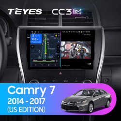 Штатная автомагнитола на Android TEYES CC3 2K для Toyota Camry 7 XV 50 55 2014-2017 US EDITION 3/32gb- фото3