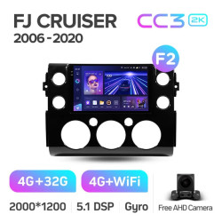 Штатная автомагнитола на Android TEYES CC3 2K для Toyota FJ Cruiser J15 2006-2020 (Версия F2) 3/32gb- фото