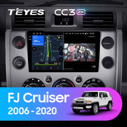 Штатная автомагнитола на Android TEYES CC3 2K для Toyota FJ Cruiser J15 2006-2020 (Версия F1) 3/32gb- фото3