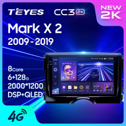 Штатная автомагнитола на Android TEYES CC3 2K для Toyota Mark X X130 2 II 2009-2019 3/32gb- фото2