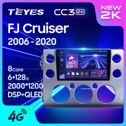 Штатная автомагнитола на Android TEYES CC3 2K для Toyota FJ Cruiser J15 2006-2020 (Версия F1) 3/32gb- фото2
