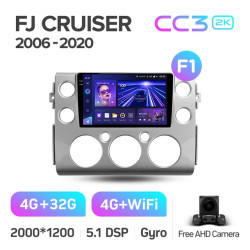 Штатная автомагнитола на Android TEYES CC3 2K для Toyota FJ Cruiser J15 2006-2020 (Версия F1) 3/32gb- фото