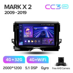 Штатная автомагнитола на Android TEYES CC3 2K для Toyota Mark X X130 2 II 2009-2019 3/32gb- фото