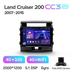 Штатная автомагнитола на Android TEYES CC3 2K для Toyota Land Cruiser 11 200 2007-2015 3/32gb- фото