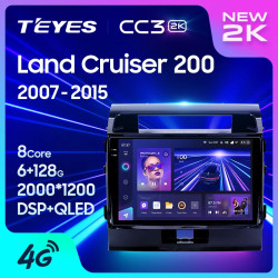 Штатная автомагнитола на Android TEYES CC3 2K для Toyota Land Cruiser 11 200 2007-2015 3/32gb- фото2