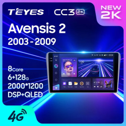Штатная автомагнитола на Android TEYES CC3 2K для Toyota Avensis T250 2 II 2003-2009 3/32gb- фото2