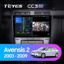 Штатная автомагнитола на Android TEYES CC3 2K для Toyota Avensis T250 2 II 2003-2009 3/32gb- фото3