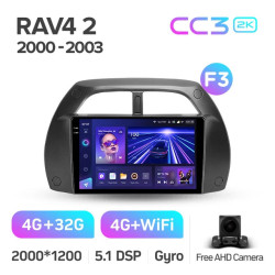 Штатная автомагнитола на Android TEYES CC3 2K для Toyota RAV4 2 CA20 CA20W XA20 2000-2003 (Версия F3) 3/32gb- фото