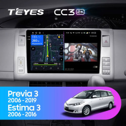 Штатная автомагнитола на Android TEYES CC3 2K для Toyota Previa XR50 3 2006-2019, Estima AHR20 XR50 3 III 2016 (Версия R) (Правый руль) 3/32gb- фото3