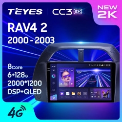 Штатная автомагнитола на Android TEYES CC3 2K для Toyota RAV4 2 CA20 CA20W XA20 2000-2003 (Версия F3) 3/32gb- фото2