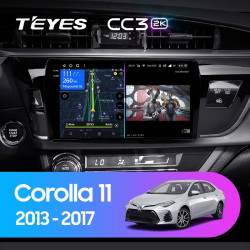 Штатная автомагнитола на Android TEYES CC3 2K для Toyota Corolla 11 Middle East Edition 2013-2017 (Версия A) 3/32gb- фото3
