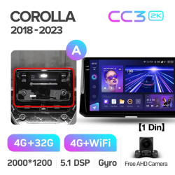 Штатная автомагнитола на Android TEYES CC3 2K для Toyota Corolla 12 E210 XP210 2018-2023 (Версия A) 3/32gb- фото