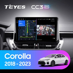 Штатная автомагнитола на Android TEYES CC3 2K для Toyota Corolla 12 E210 XP210 2018-2023 (Версия A) 3/32gb- фото3