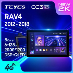 Штатная автомагнитола на Android TEYES CC3 2K для Toyota RAV4 4 XA40 5 XA50 2012-2018 3/32gb- фото2