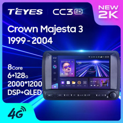Штатная автомагнитола на Android TEYES CC3 2K для Toyota Crown Majesta 3 S170 1999-2004 3/32gb- фото2