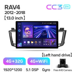 Штатная автомагнитола на Android TEYES CC3 2K для Toyota RAV4 4 XA40 5 XA50 2012-2018 3/32gb- фото