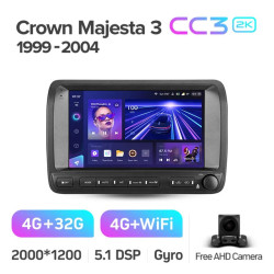 Штатная автомагнитола на Android TEYES CC3 2K для Toyota Crown Majesta 3 S170 1999-2004 3/32gb- фото