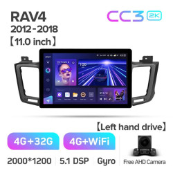 Штатная автомагнитола на Android TEYES CC3 2K для Toyota RAV4 4 XA40 5 XA50 2012-2018 3/32gb- фото