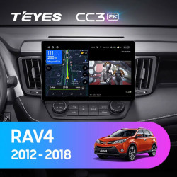 Штатная автомагнитола на Android TEYES CC3 2K для Toyota RAV4 4 XA40 5 XA50 2012-2018 3/32gb- фото3