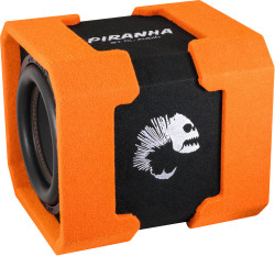 Автосабвуфер DL AUDIO PIRANHA 12A V.2 TWIN ORANGE- фото