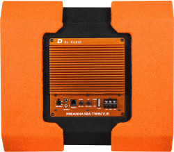 Автосабвуфер DL AUDIO PIRANHA 12A V.2 TWIN ORANGE- фото3