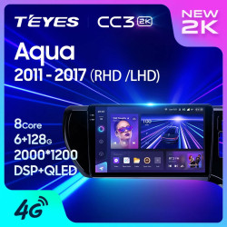 Штатная автомагнитола на Android TEYES CC3 2K для Toyota Aqua 2011-2017 (Версия L) 3/32gb- фото2